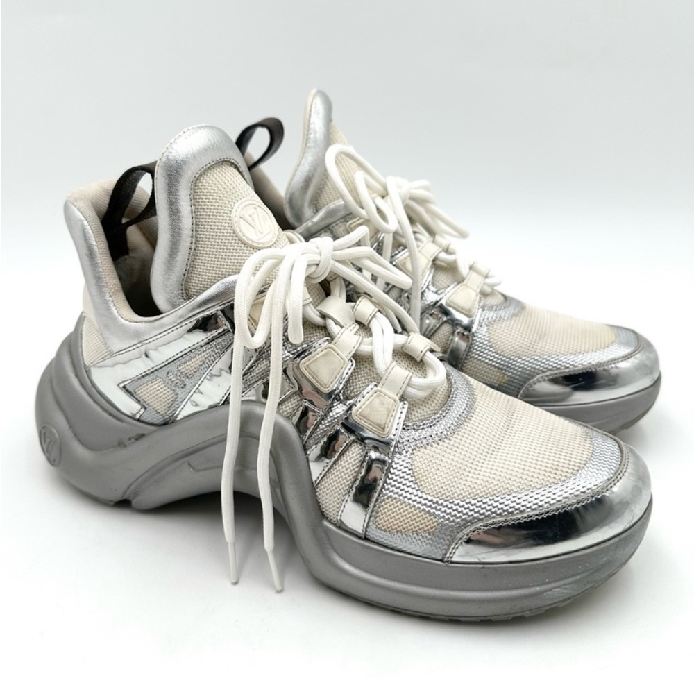 Louis Vuitton Archlight Metallic Sneakers Shoes